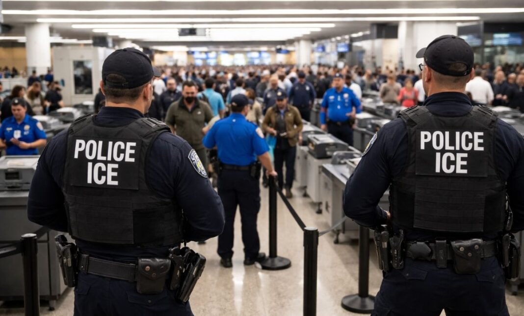 ICE Deployment at U.S. Airports Draws Pushback and Criticism