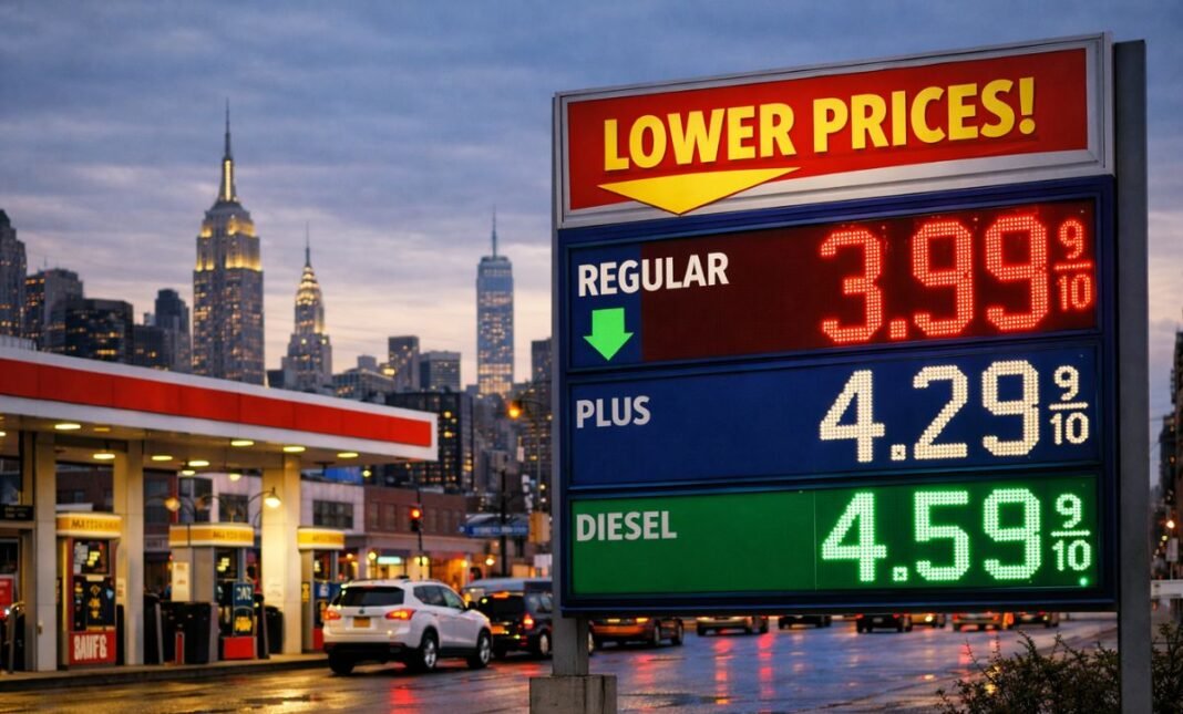 New York Gas Could Fall Below 4 Within Days